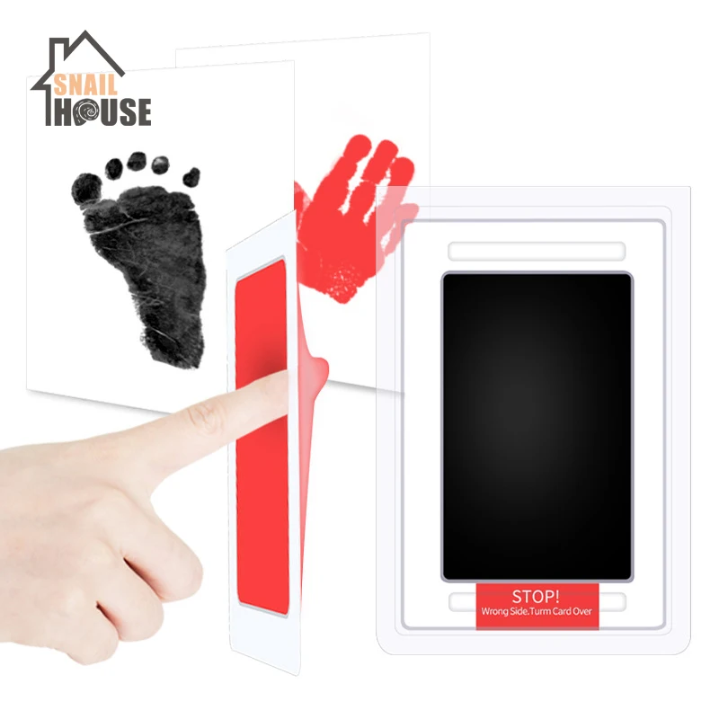 Snailhouse Baby Care Non-Toxic Handprint Kit Imprint Foot Color Pad Souvenirs Newborn Hand Footprint Toy 6 Colors | Мать и ребенок