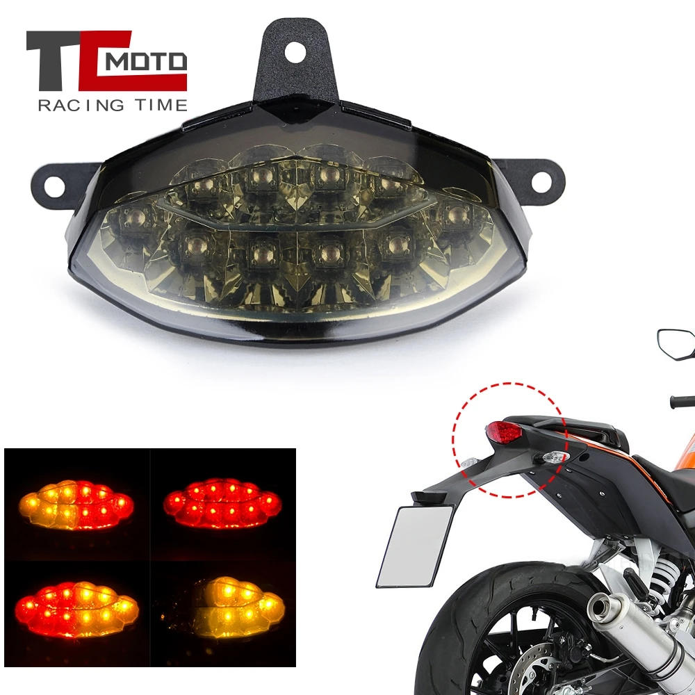 For Ktm Duke 0 125 390 250 Motorcycle Led Tail Brake Light Turn Signal Integrated Blinker Lamp Duke0 Duke390 Duke125 Duke250 Aliexpress