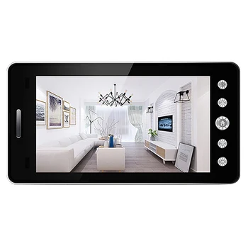 

5 Inch Screen Wireless Doorbell Ip Camera 5000Mah 160 Degree Peephole with App Control Night-Vision Pir Motion Sensor