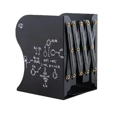 Металлическая Выдвижная Подставка держатель Полка Регулируемая Bookrack офис