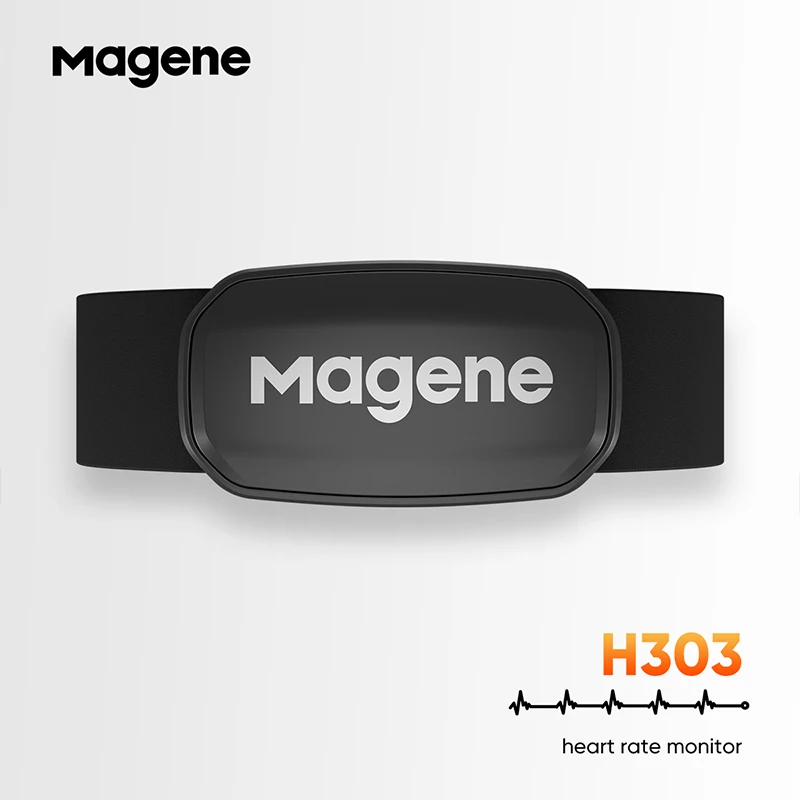 Монитор сердечного ритма Magene H303 двойной датчик движения Bluetooth нагрудный ремень H64