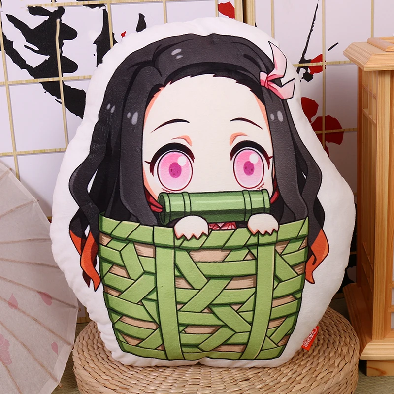 

Anime Demon Slayer Plush Toy Doll Cosplay Props Kimetsu no Yaiba Kamado Nezuko Stuffed Cushion Pillow Gift