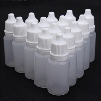 

50PCS 10ml Plastic Empty Squeezable Dropper Bottles Eye Liquid Dropper Bottles Refillable Bottles