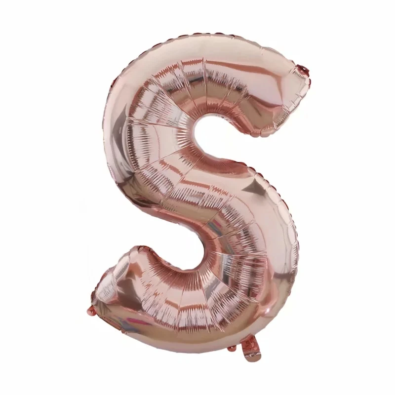 DIY 40 дюймов в коем случае письмо Фольга воздушные шары A-Z День рождения украшения дети Свадебные украшения Baby Shower гелиевый воздушный шар алфавит - Цвет: s