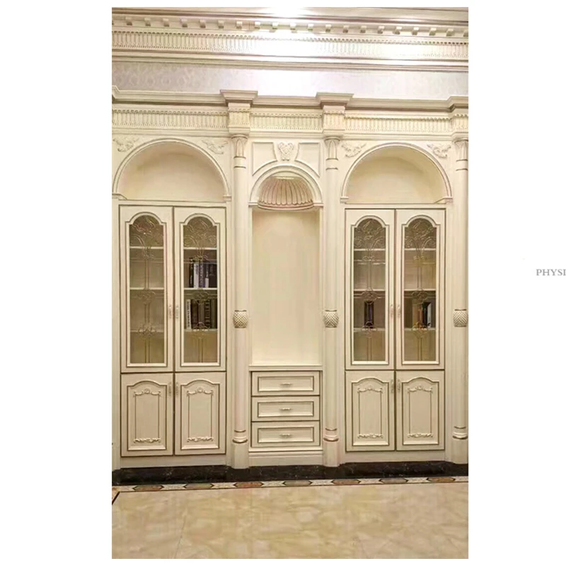 Customized modern dining room furniture wine cabinet and dining table furniture