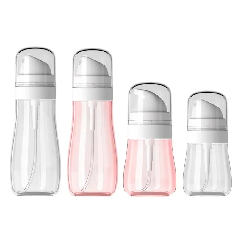 

4pcs Dispenser Bottle Lightweight Portable Small Hand Pressure Plastic Dispenser Bottle Lotion Bottle for Trip Home Travel