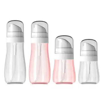

4pcs Dispenser Bottle Lightweight Portable Small Hand Pressure Plastic Dispenser Bottle Lotion Bottle for Trip Home Travel