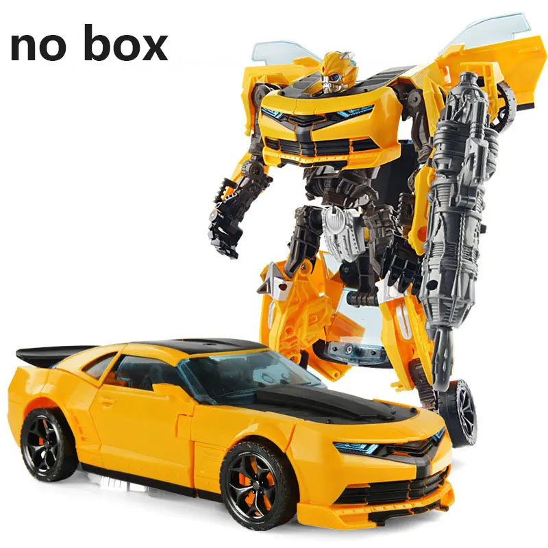 no box 27 см Трансформация Робот игрушки автомобиль серии аниме Оптимус Прайм Hornet пластик ABS робот для детей мальчик игрушки с коробкой - Цвет: no box