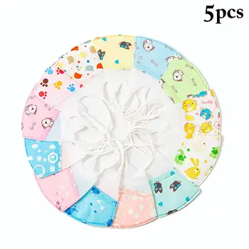 

5pcs Unisex Kids Mask Anti Dust Mask Anti-ultraviolet Printed Children Breathable Mouth-muffle In Stock Drop Shopping
