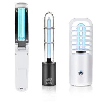 

UV C Germicidal lamp USB 5V Portable UV lamp Kitchen Bedroom Ultraviolet Lamp UV Ozone double-sterilized LED UV Quartz lamp