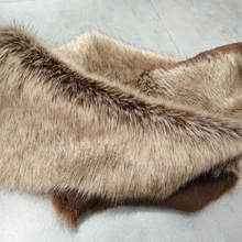 170 см* 10 см коричневый длинный ворс 3,5 см утолщенный искусственный Лисий плюш искусственный мех Ткань DIY подушки сиденья обувь пальто воротник жилет Подушка игрушка