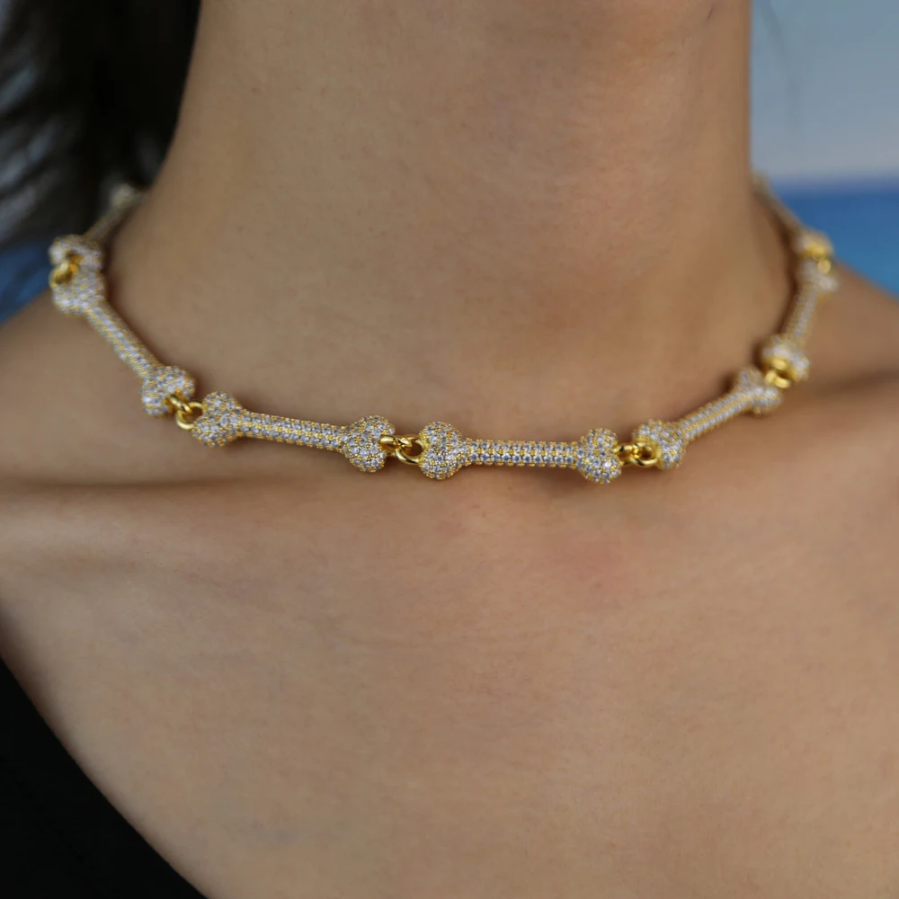 2021 hip hop new choker necklace NEW bone Pendant Necklace Women Necklaces Gothic Punk Necklace Jewelry Cute Choker Pendant - Image 6