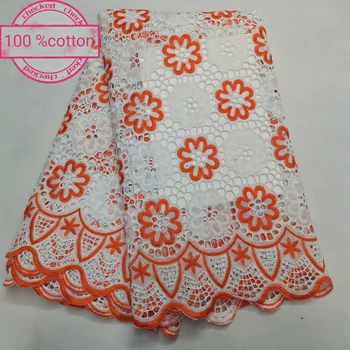 

Latest african cotton dry lace fabric 2019 high quality nigerian pure cotton fabric swiss voile lace in switzerland dubai fabric