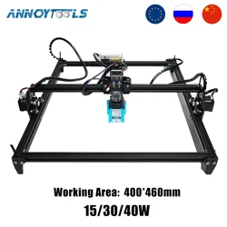 Machine à graver et à découper au Laser 15W/30W/40W, Machine de bureau, zone de travail 40x50cm 