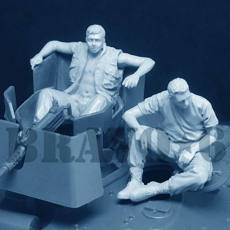 1/35 ленивый день, полимерная модель солдата, GK, военная тема Второй мировой войны, разобранный и Неокрашенный комплект