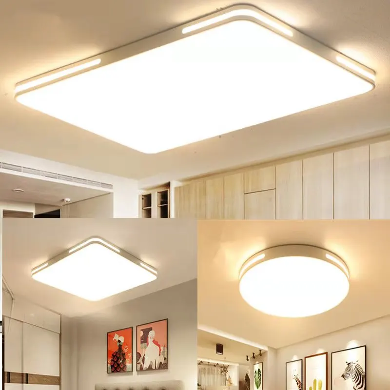 

LED Ultra-thin Ceiling Lamp Minimalist Modern Bedroom Lamp Glorious Living Room Lights Room Lighting Rectangular Lamps Household
