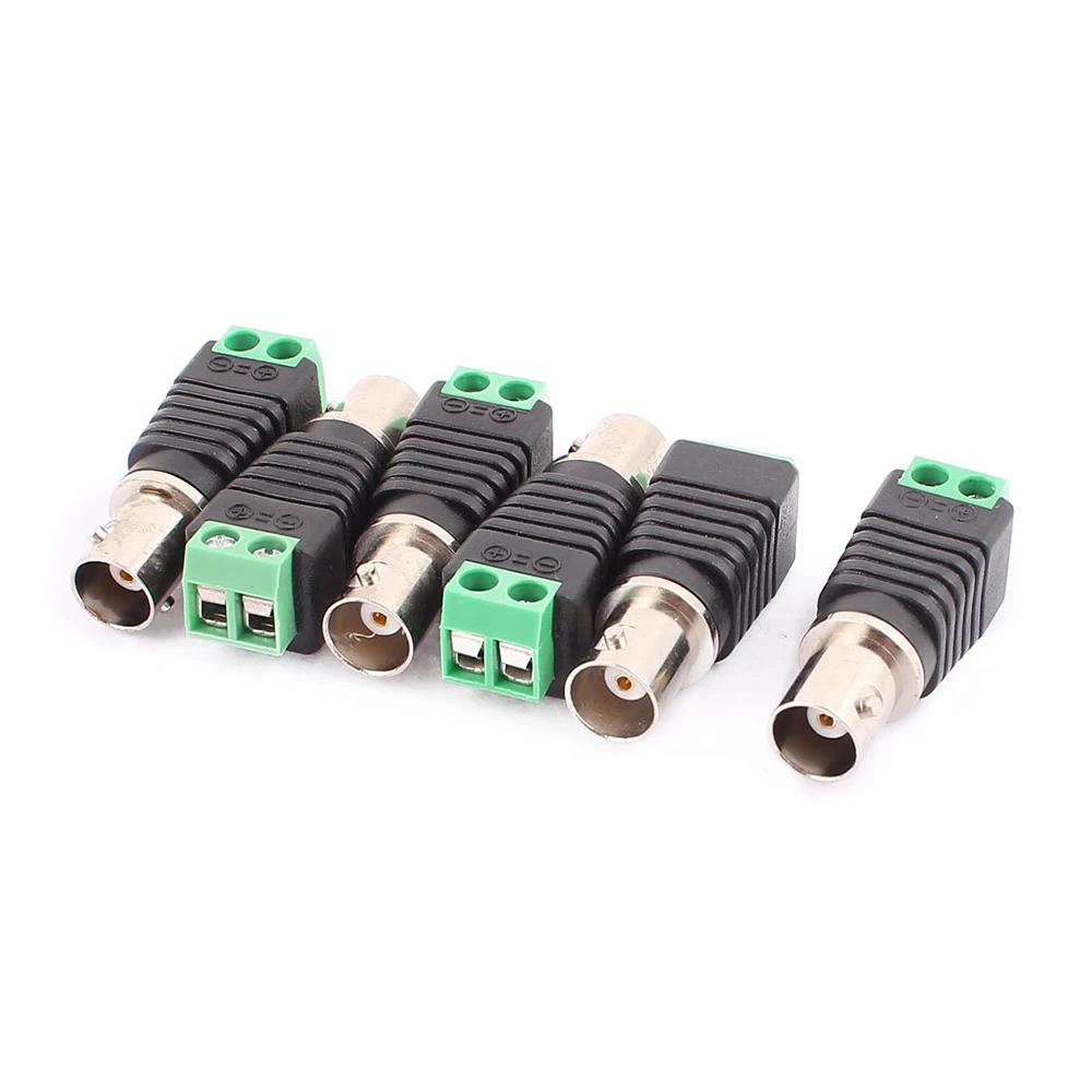 2 шт. 5 10 BNC разъемы для AHD Камеры CVI камеры TVI CCTV коаксиальные/Cat5/Cat6 кабели|Коробки