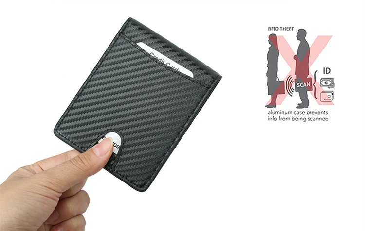 RFID мужской кошелек, многофункциональный, противоугонная щетка, тонкий кошелек для монет, двойной кошелек, много слотов, ID держатель для карт, мужские кошельки