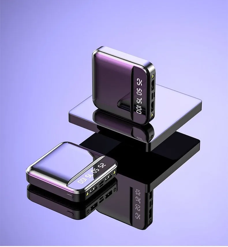 Горячая mi ni power Bank 30000mAh bank зарядное устройство с двумя usb-портами Внешняя батарея