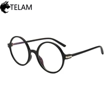 Синий светильник, очки, оправа Очки для работы за компьютером, Ретро стиль, круглые очки, оправа для женщин, близорукость, оправа для мужчин, оправа для очков