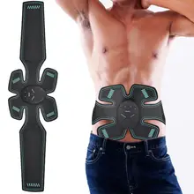 UnisexWireless мышечный Стимулятор, тренажер, умный фитнес, тренировка живота, электрические наклейки для снижения веса, массажер для похудения тела