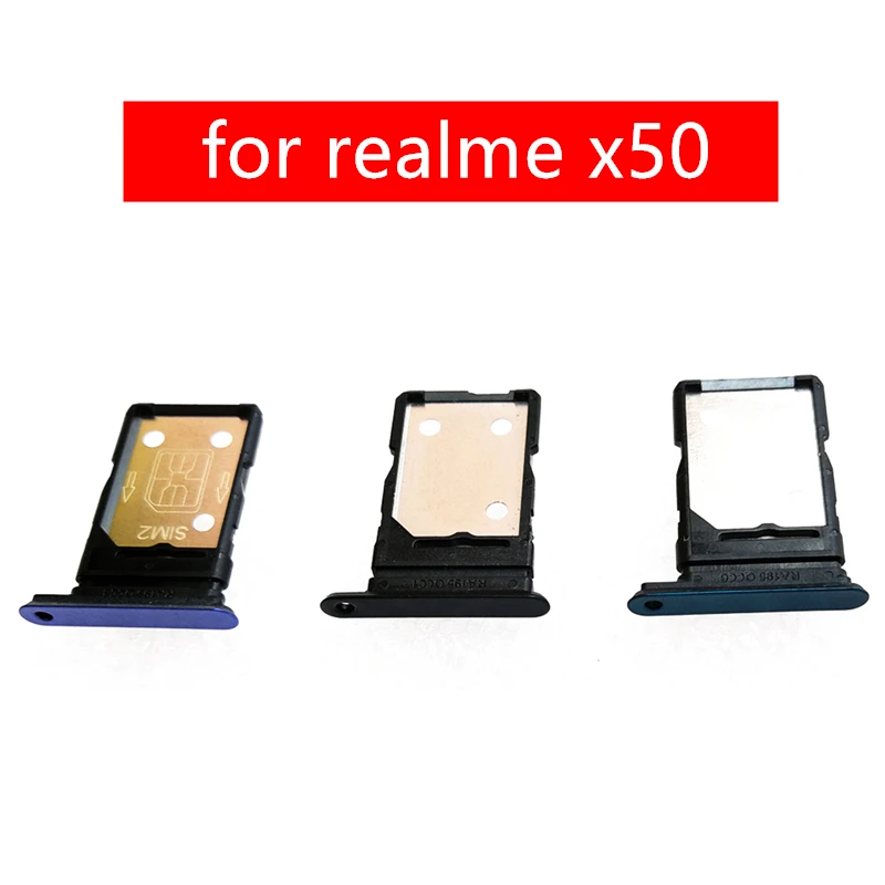Для realme x50 держатель лотка для карт SIM слот карты Micro SD адаптер держателя запасных