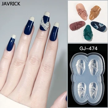 

Silicone Mold 3D Stereo Mini Bowtie Carving Nail Art Mould Template Silicone Resin Mold DIY UV Silicone Molds Art Crafts Tools