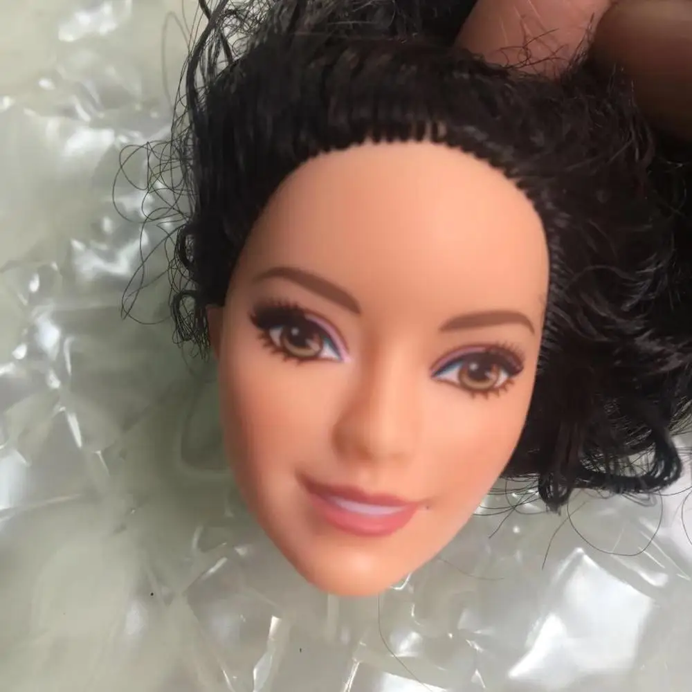 Новая ограниченная кукла игрушка голова принцесса кукла голова девушка DIY туалетный волос игрушки Дети Макияж DIY игрушка детский любимый подарок на день рождения - Цвет: as pics
