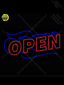 

Open Block Neon Sign Glass Tube Handmade Avize neon light Sign Characteristic neon sign logo Cool Neon Signs Lighted Garage Sign