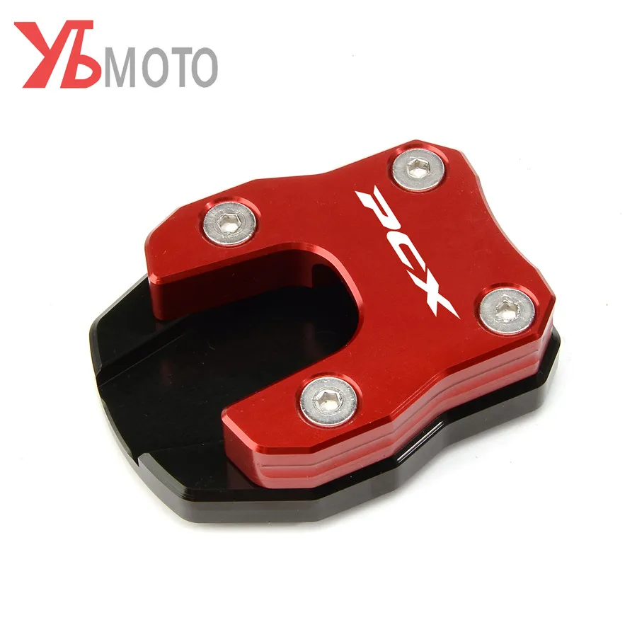 Red Мотоцикл Подножка Sidestand стенд расширение площадка для увеличения Подходит для HONDA PCX 125 PCX 150 PCX125 PCX150 - Цвет: Red