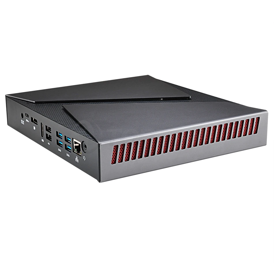 TOPTON мини ПК Intel Core i9 8950HK UHD Graphics 630 Nvidia GeForce GTX 1650 4 ГБ GDDR5 Двойной дисплей игровой HTPC