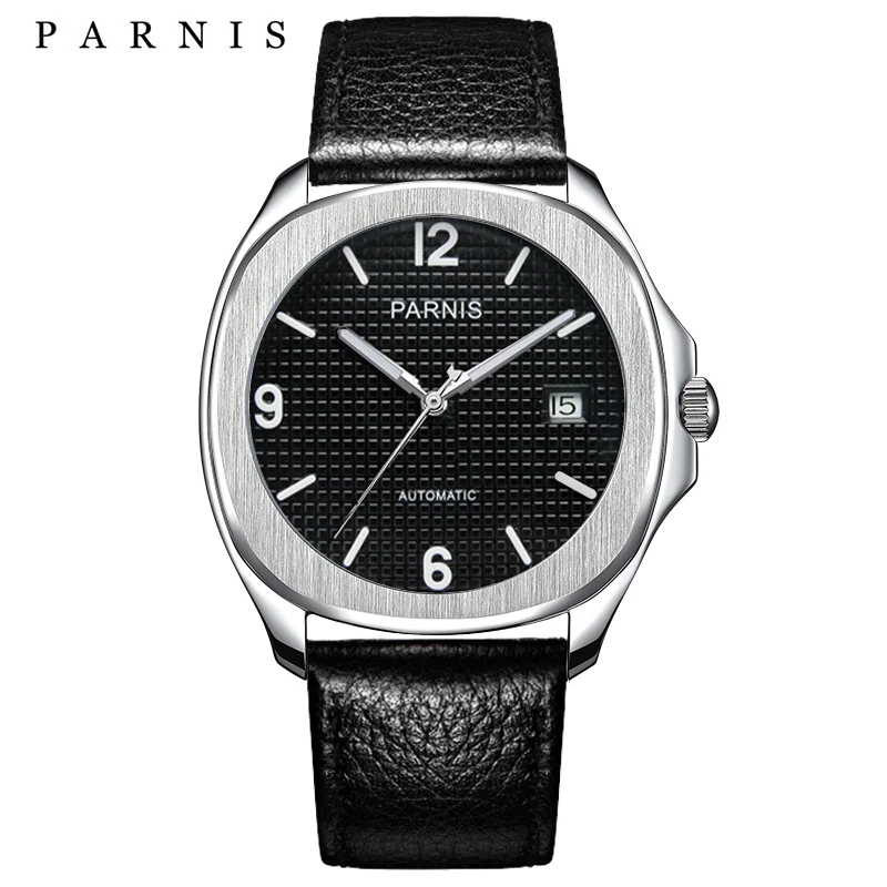 Parnis автоматические часы минималистичные часы мужские наручные часы Miyota сапфировое стекло механические часы relogio masculino подарок - Цвет: 1