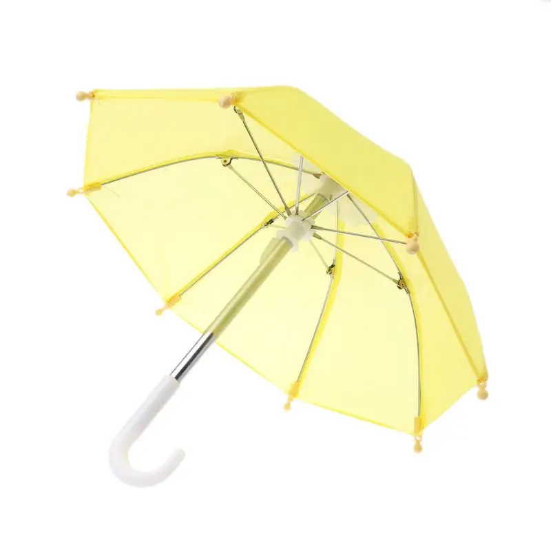 Colorful Mini Umbrella Rain Gear For Blythe American Doll 18 Inch Doll Accessories Baby Photography Props Kids Toy H37A