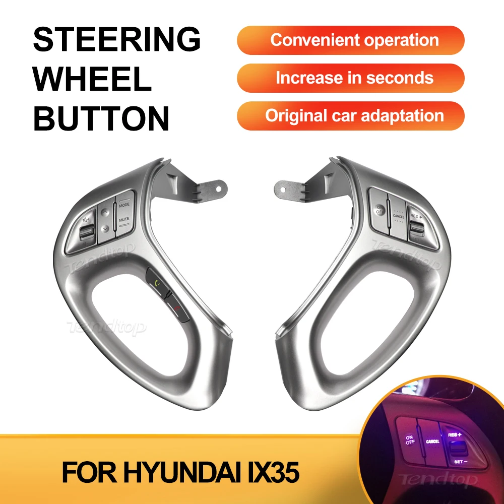 

Кнопки на рулевое колесо для HYUNDAI IX35 2010 2011 2012 2013 2014 2016 2017 круиз-контроллер панель автомобиля переключатель громкости Bluetooth