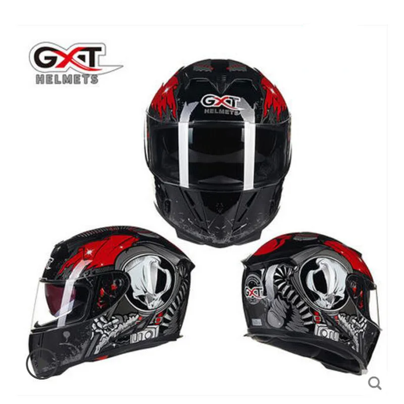 2019 Новый рыцарский защитный шлем GXT для всего лица мотоциклетный G358 с двойными