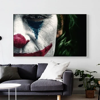 

DDHH Wall Art Canvas Print Graffiti Painting Figure Picture The Joker Poster For Living Room Home Decor No Frame