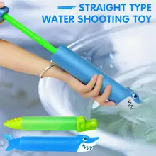 Летние Водные пистолеты детские игрушки Пистолет Бластер игры на открытом воздухе бассейн Акула крокодил игрушки для детей 33 см