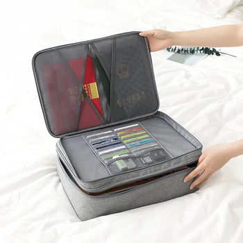 

Household Document Storage BagEstate License Multifunction Data Real Organizer Waterproof Portables Travel Suitcase Accessories