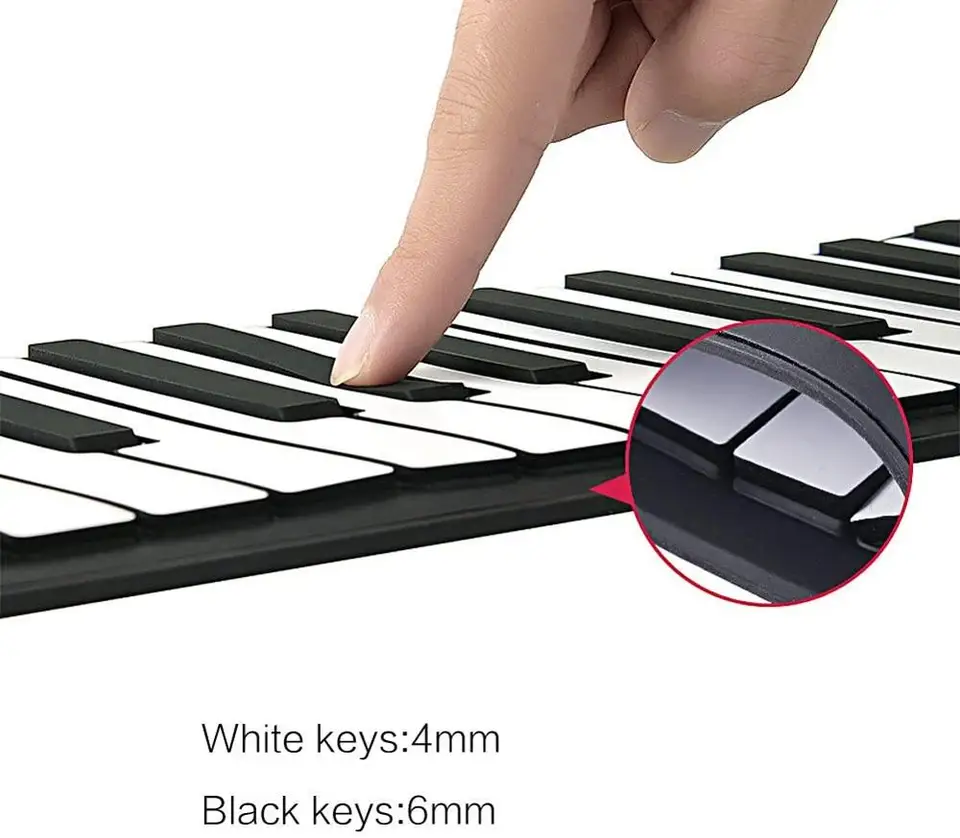 Roll up Piano 88鍵 Amazon.com: KONIX 88 Keys Roll Up Piano, Upgraded Portable