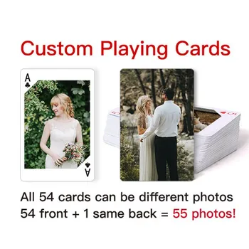 

Custom wedding Friends Picture Playing Cards, personalise birthday Playing Cards, Boyfriends Gifts, Anniversary Gift Pokers