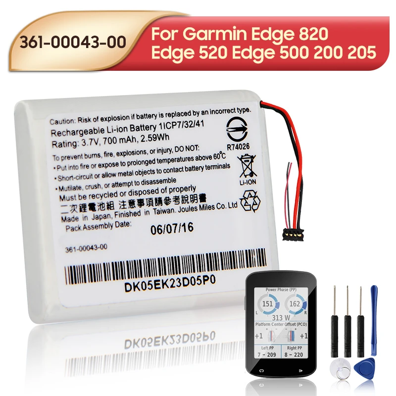 Original Replacement Battery 361-00043-00 820 520 Plus 500 - AliExpress