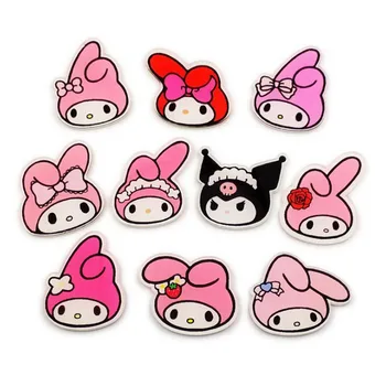 

10 Pcs/set Cartoon My Melody Acrylic Badge Icons on The Backpack Pin Badge Decoration Brooches Badges for Clothes Party Favors