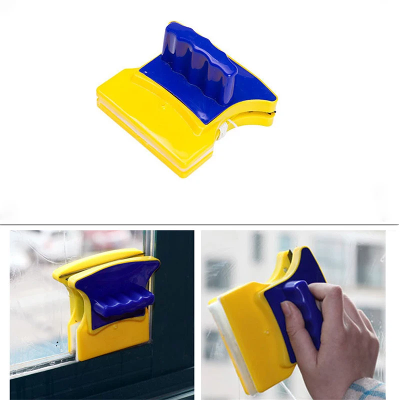

Double-Sided Magnetic Glass Cleaner Glass Cleaning Brush Glass Wiper Magnetic Glass Wiper Window Cleaner