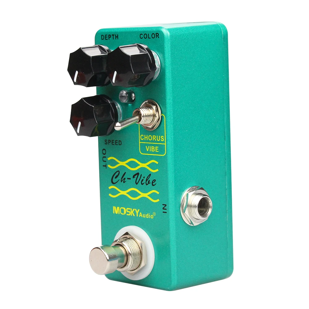 Moskyaudio Guitar Effect Pedal Electric Guitar Parts Chorus Vibe