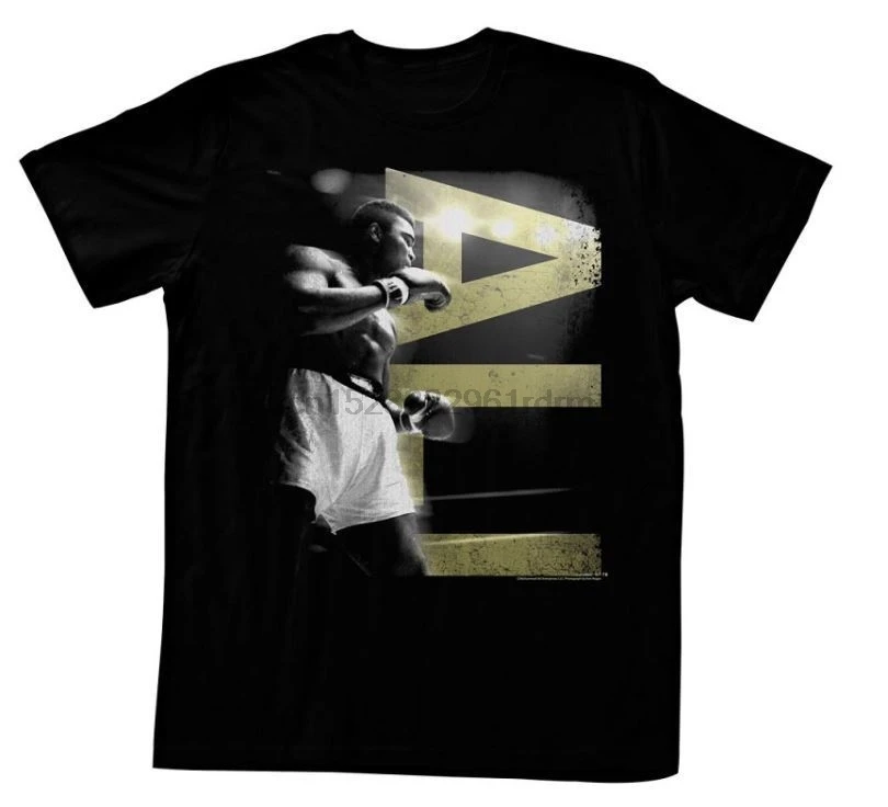 Muhammad Ali Boxer Fighter Boxing New Casual Black 3D Print T-Shirt S-7XL summer o neck tee free shipping cheap |