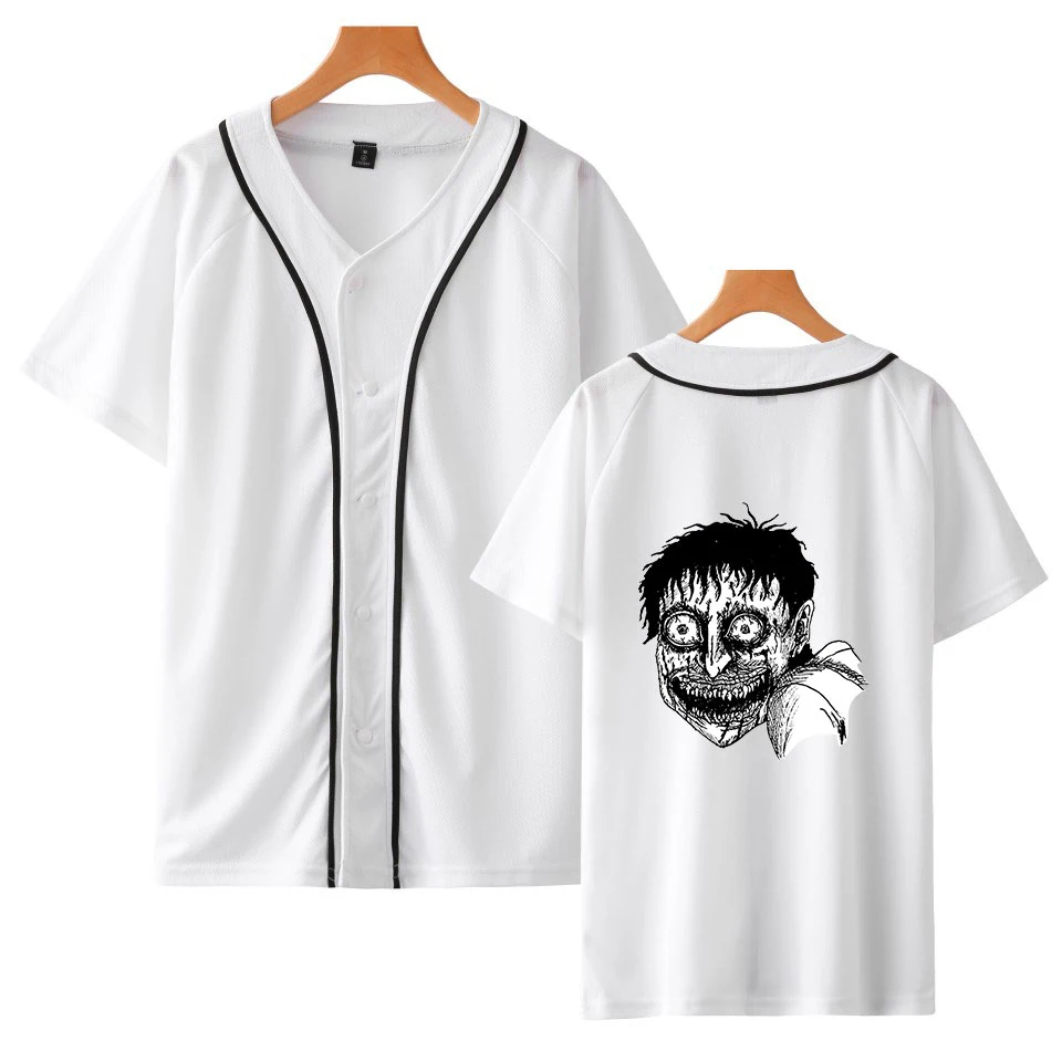 Junji ito 2D модные принтованные бейсбольные футболки женские/мужские летние футболки с коротким рукавом Новое поступление, горячая Распродажа одежды