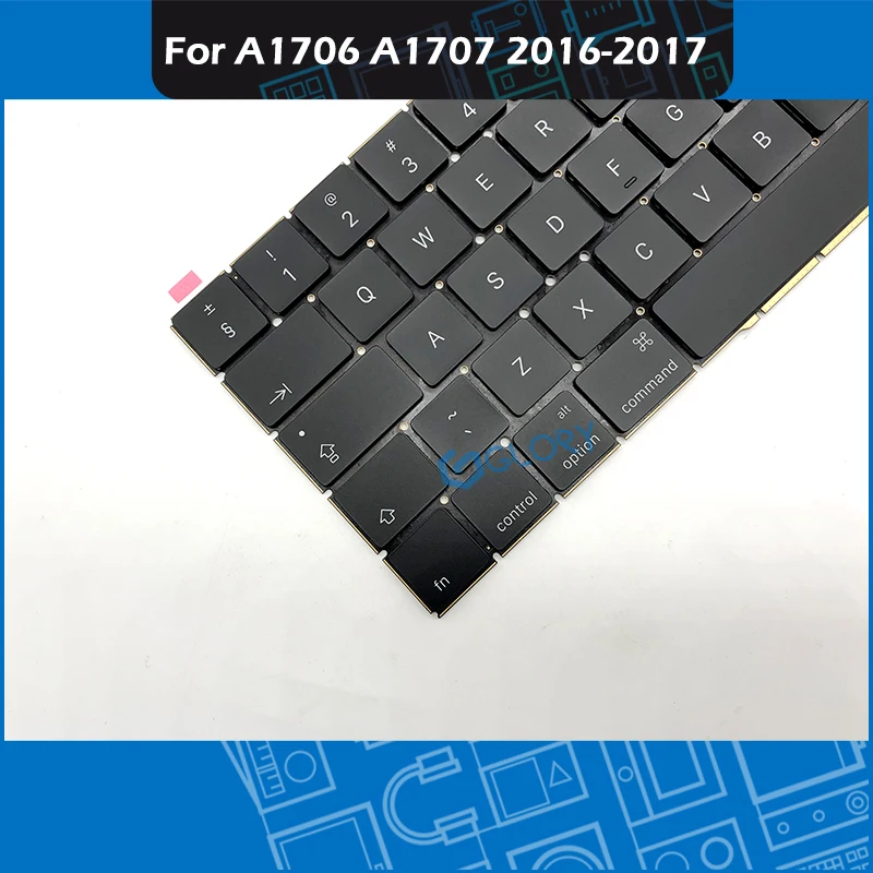 10 шт./партия британская раскладка для Macbook Pro retina 1" 15" сенсорная панель A1706 A1707 замена клавиатуры год