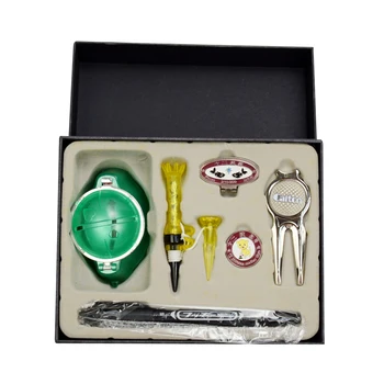 

Starter Golfers Golf Gift Set - Golf Ball Liner/Tees/Divot Tool/Ball Marker