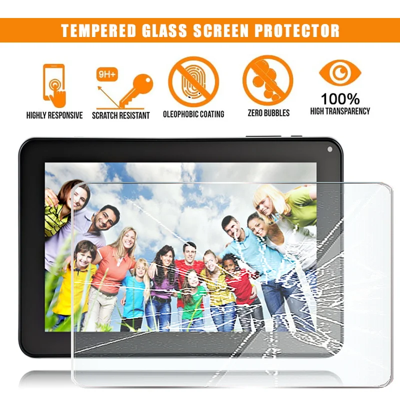 For Xgody T93q 9" Tablet Tempered Glass Screen Protector 9h Premium