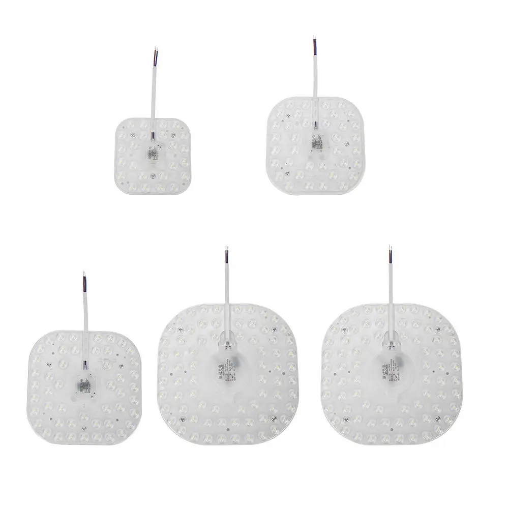 

220V LED Module Source Ceiling Lamp 6000-6500K SMD LED Chip Square Refitting Die Home Living Room Kitchen Magnet Lighting